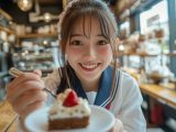 【喫茶店デート】　25年05月22日　東京都　中央区　恋人　　注目動画　⇒　https://rank.pink/date　　#デート　#恋人　#AIart　　　