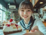 【喫茶店デート】　25年07月06日　沖縄県　豊見城市　恋人　　注目動画　⇒　https://rank.pink/date　　#デート　#恋人　#AIart　　　