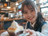 【デート】　25年11月01日　神奈川県　平塚市　喫茶店デート　　注目動画　⇒　https://rank.pink/date　　#デート　#恋人　#AIart　　　